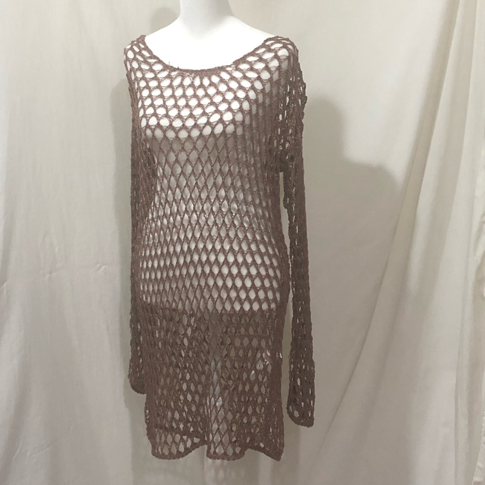 Crochet beach dress